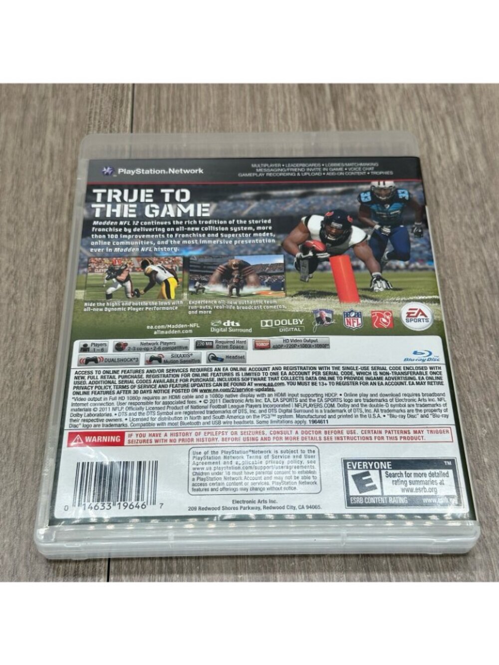 NCAA Football 9,10/ Madden NFL 10,11,12 Sony PlayStation 3 Lot of 5 -Tested - Picture 3 of 16